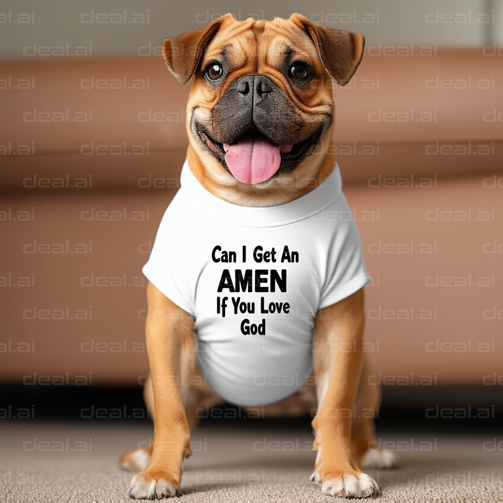 "Dog in a T-Shirt: Can I Get An Amen?"