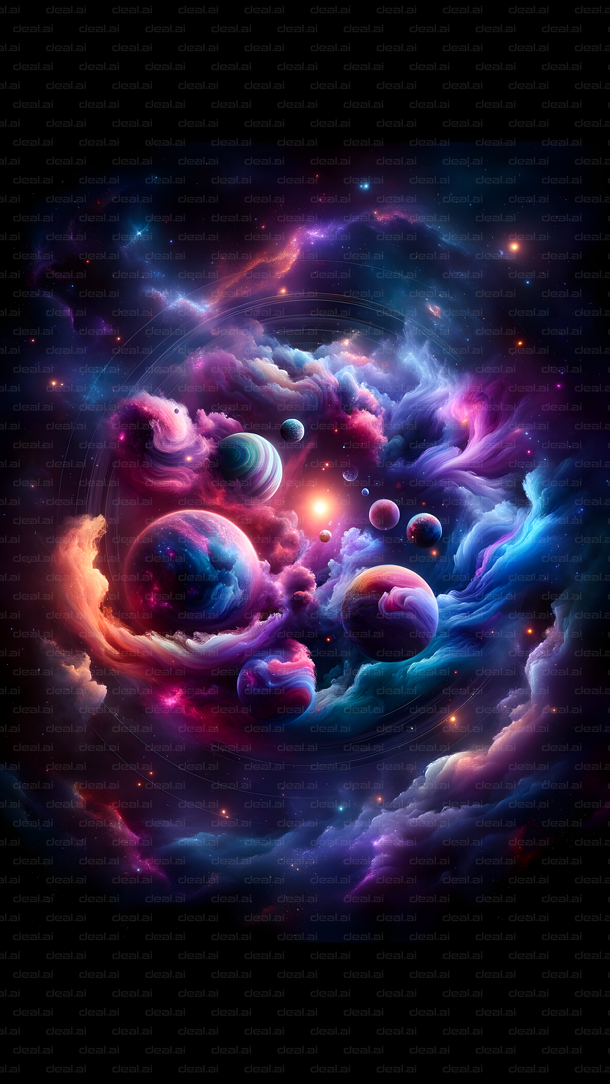 Cosmic Whirl of Fantasy Worlds