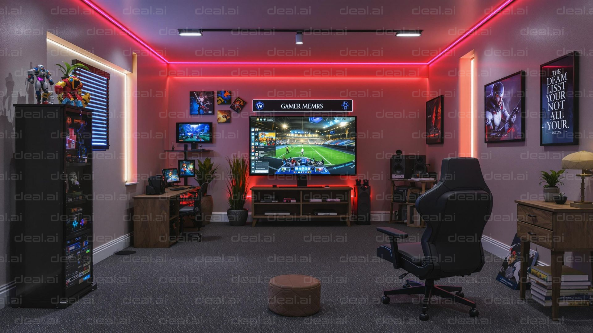 Ultimate Gaming Room Setup
