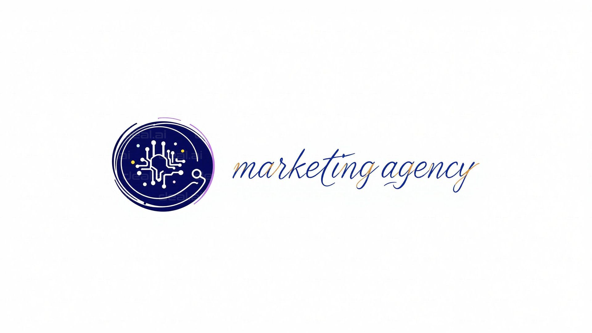 Modern Marketing Agency Logo