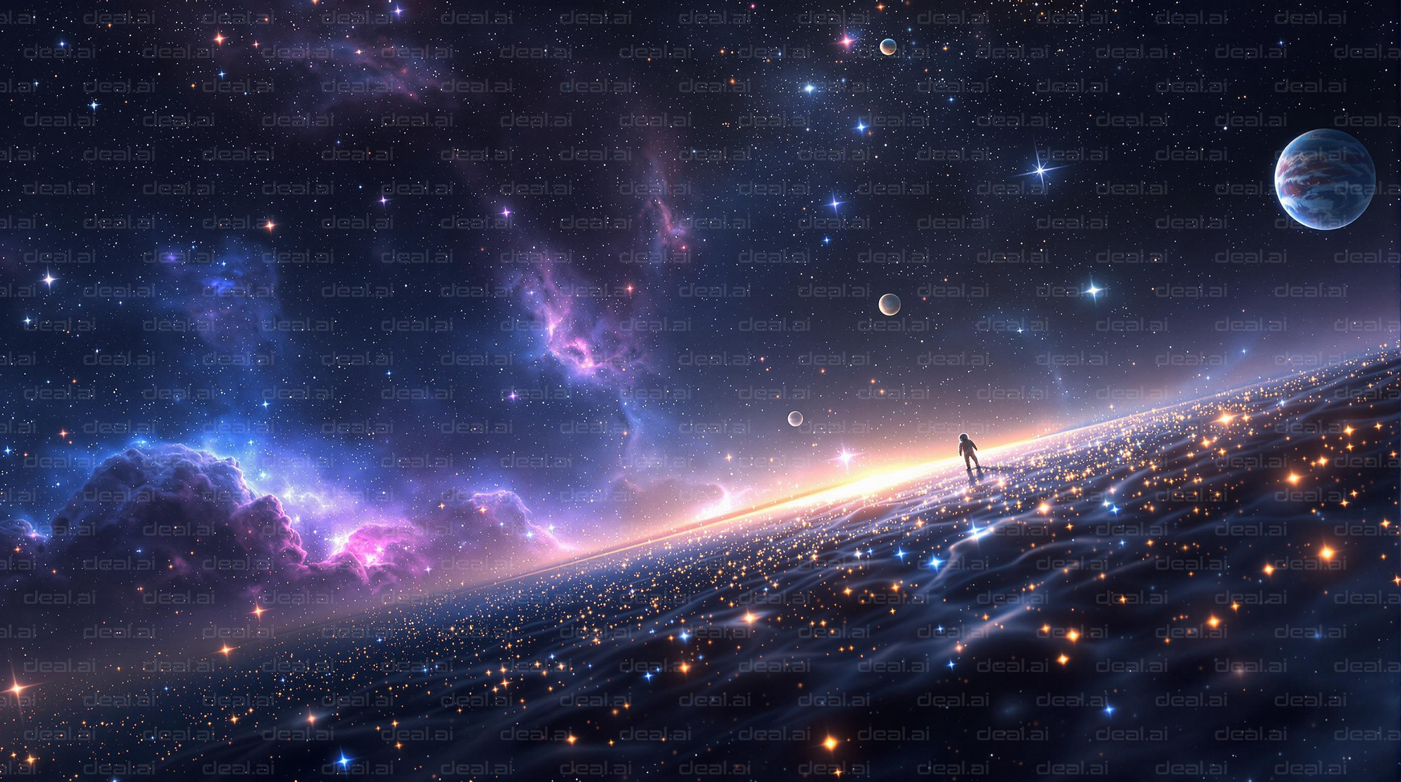Astronaut's Cosmic Journey