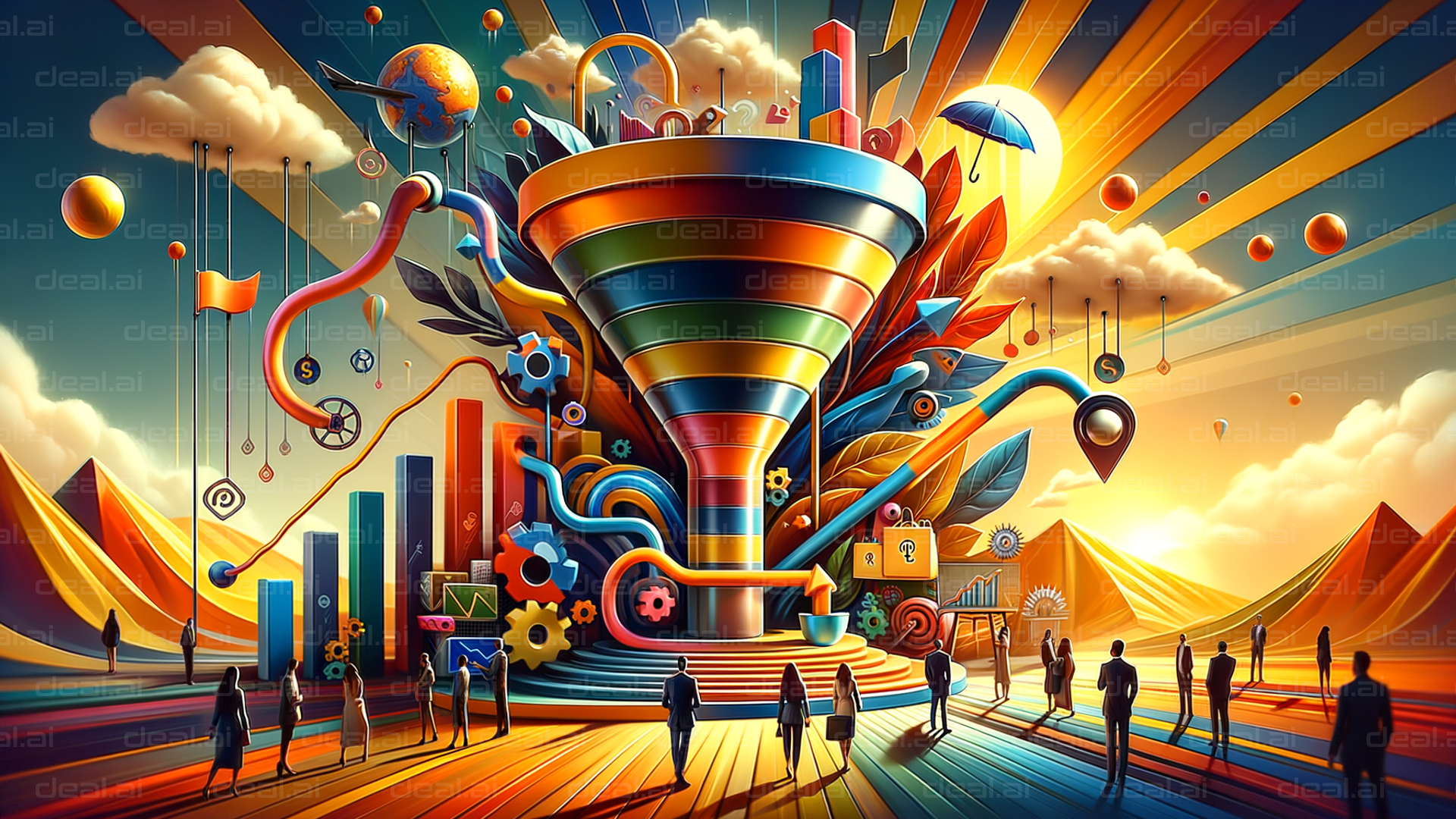 "Journey Through the Marketing Funnel"