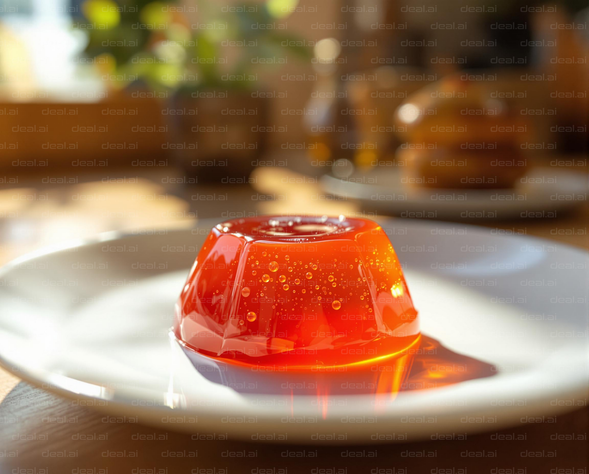 Glistening Orange Jelly Delight