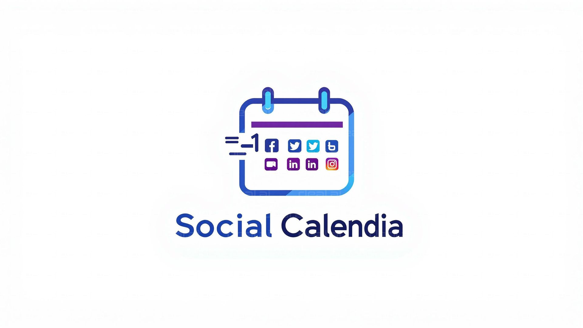 "Social Media Calendar Logo"