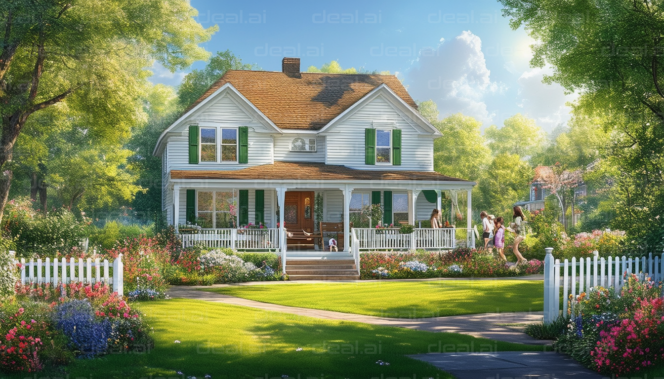 Sunny Day at a Charming Countryside Home