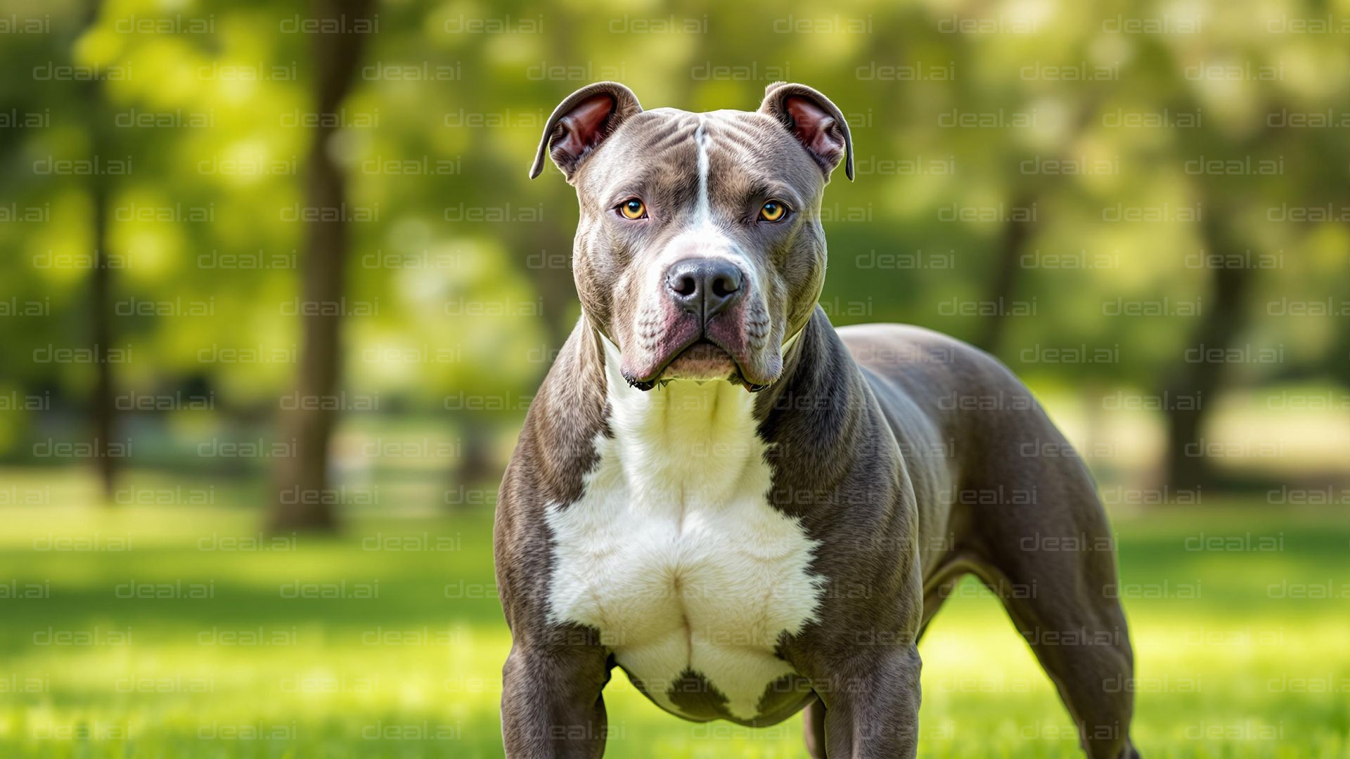 Majestic Dog in the Park