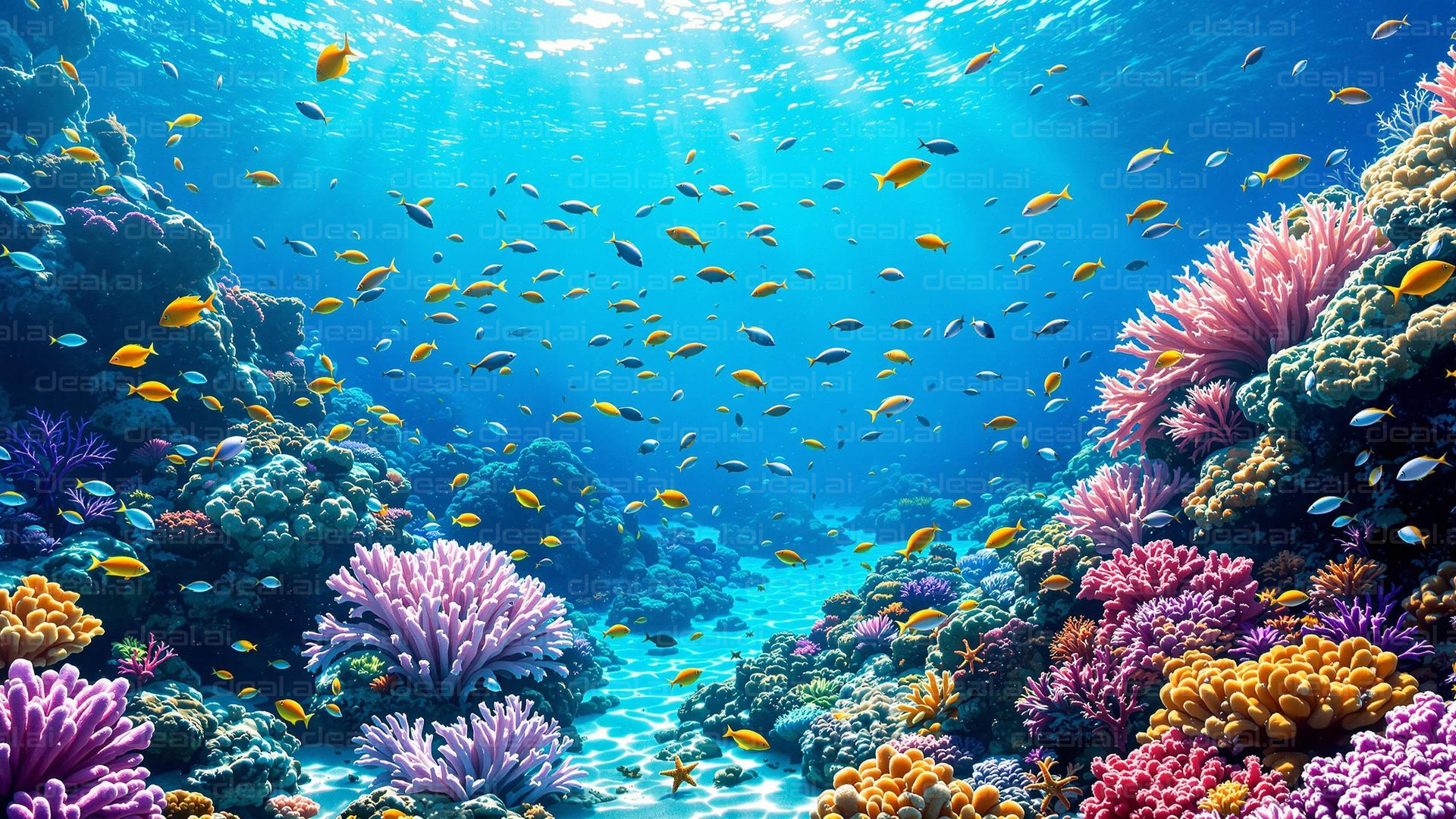 Underwater Paradise: Vibrant Coral Reef