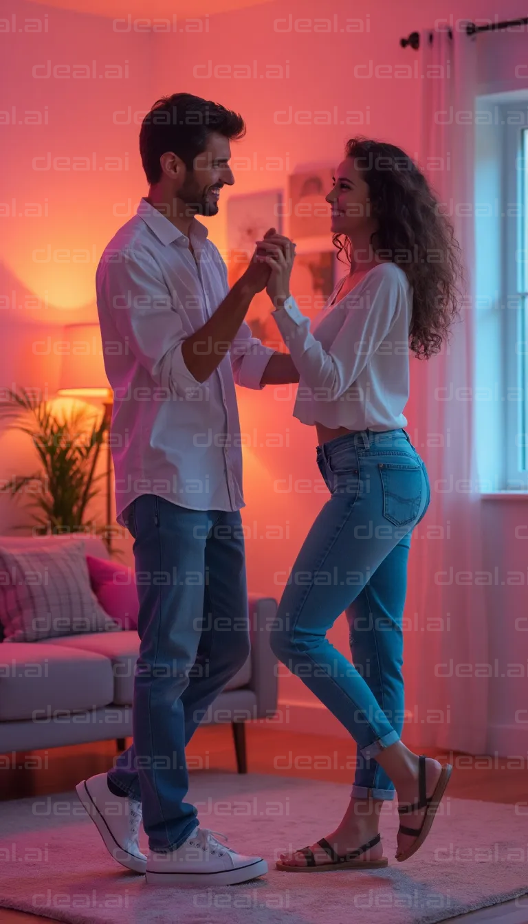 "Dancing in the Cozy Living Room"