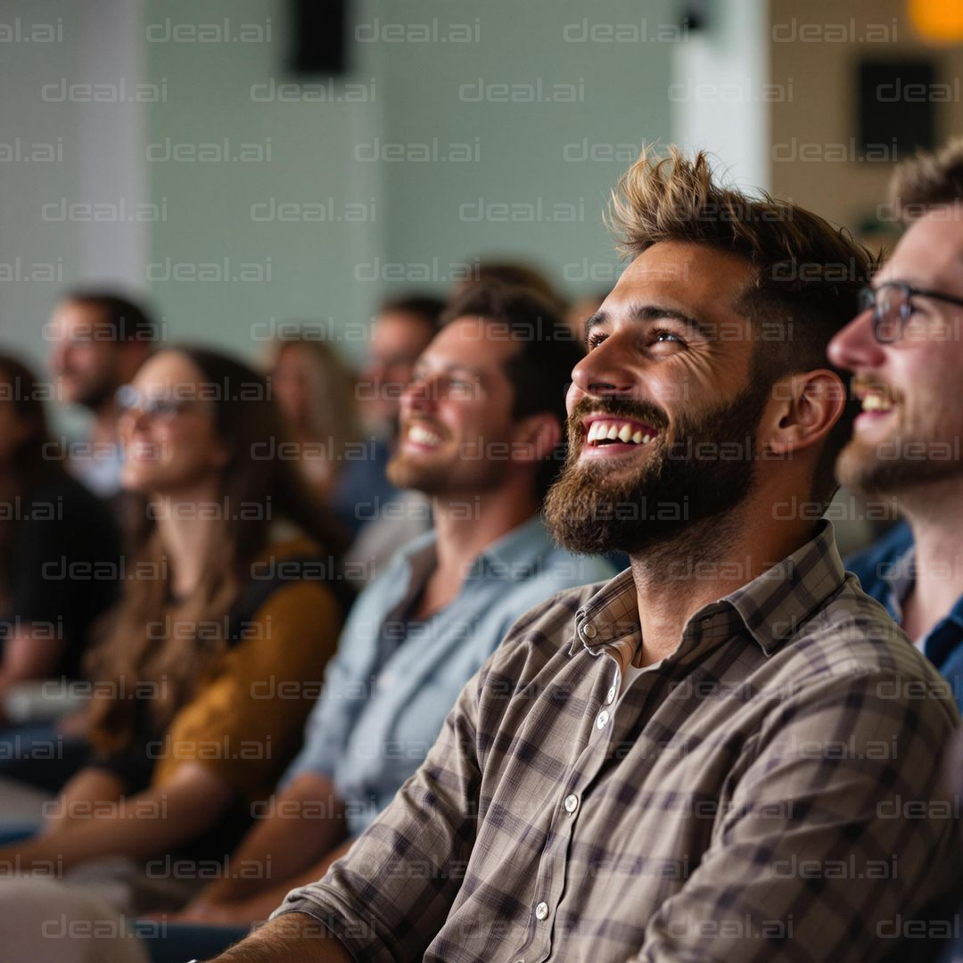 Audience Engaged in Laughter