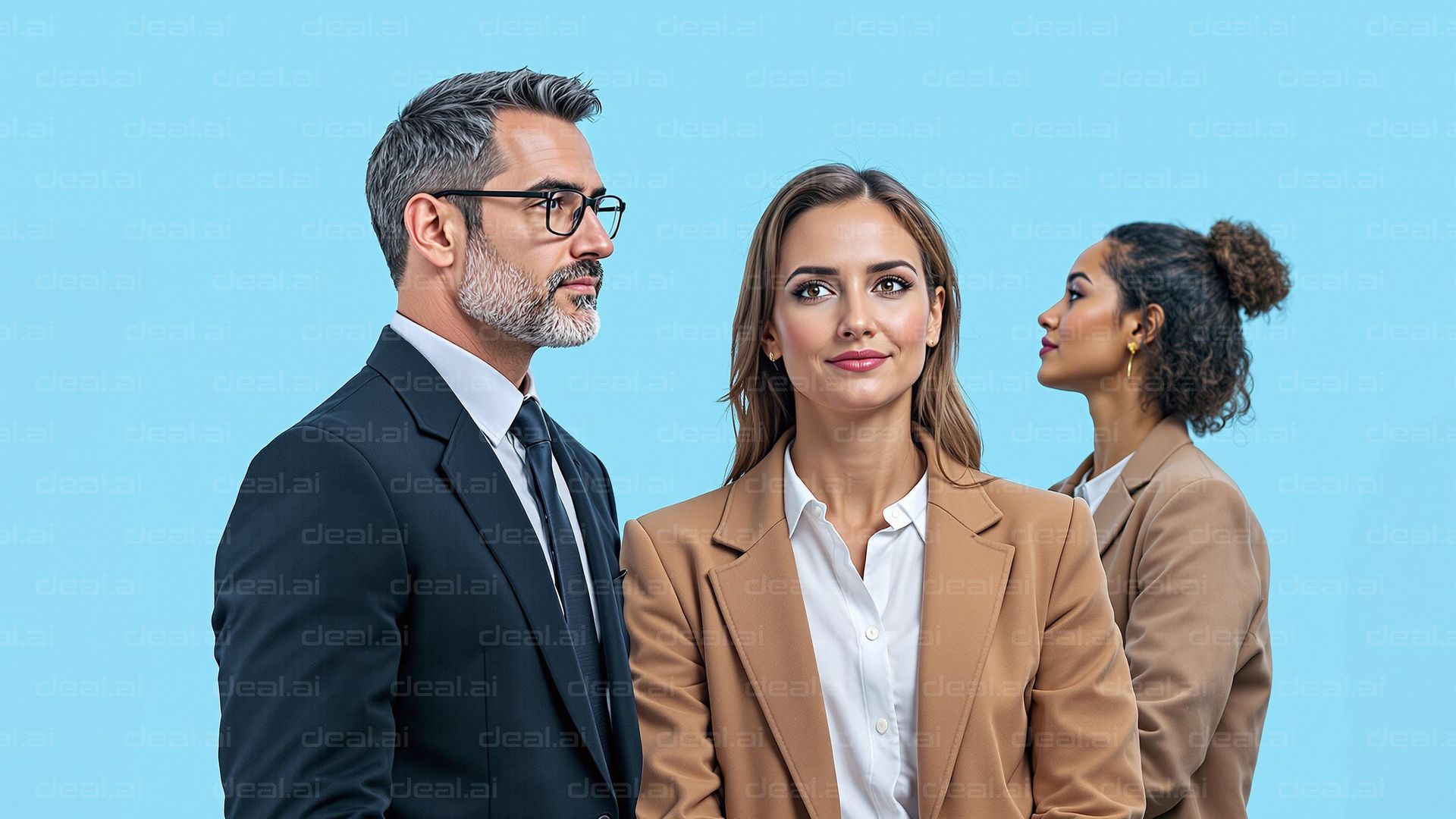 Business Professionals Trio