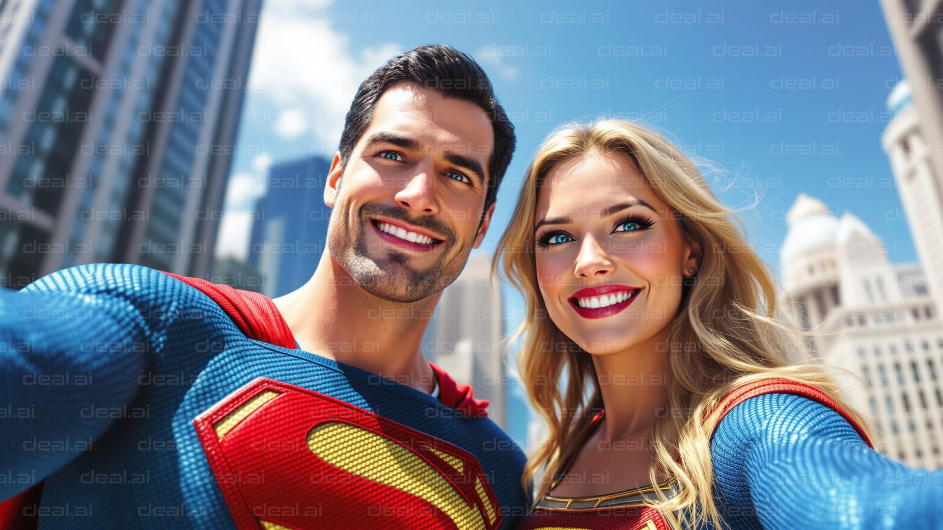Superhero Selfie in the City