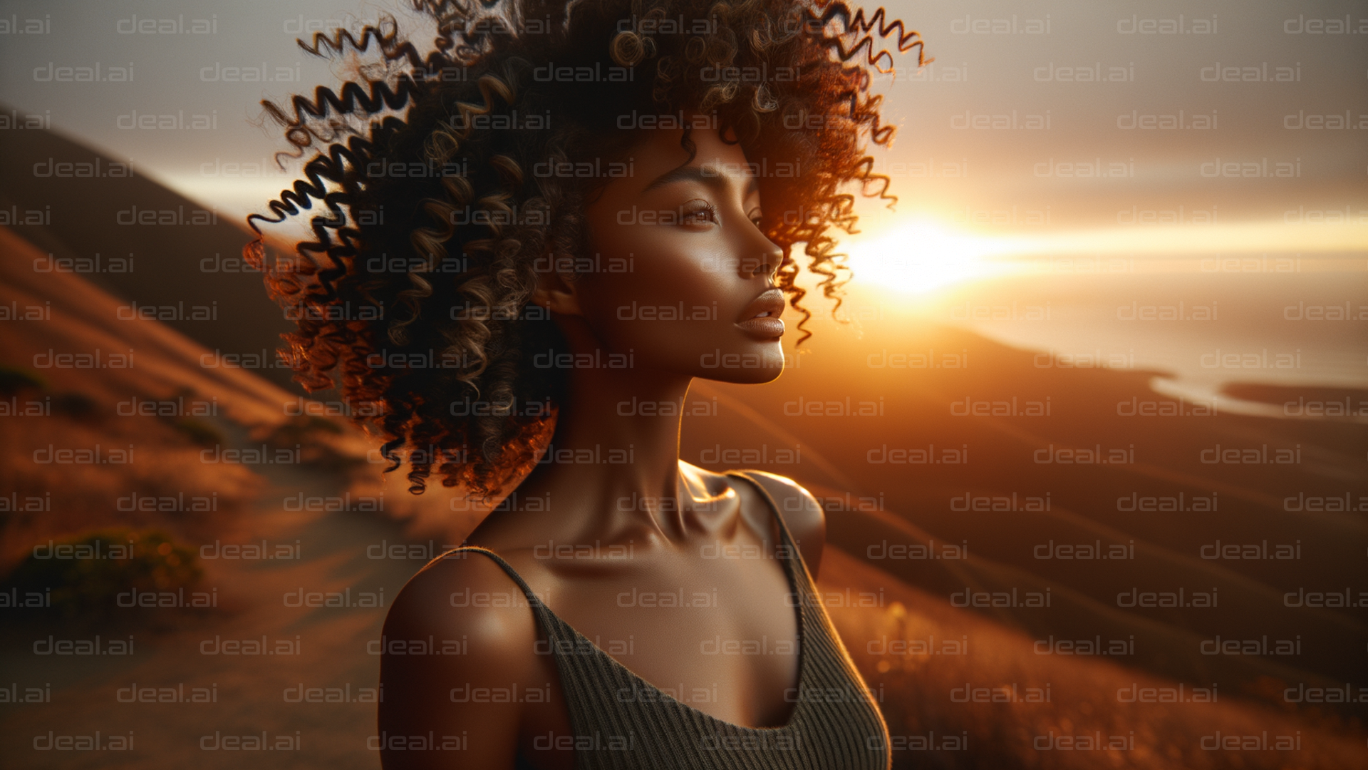 "Golden Hour Serenity"