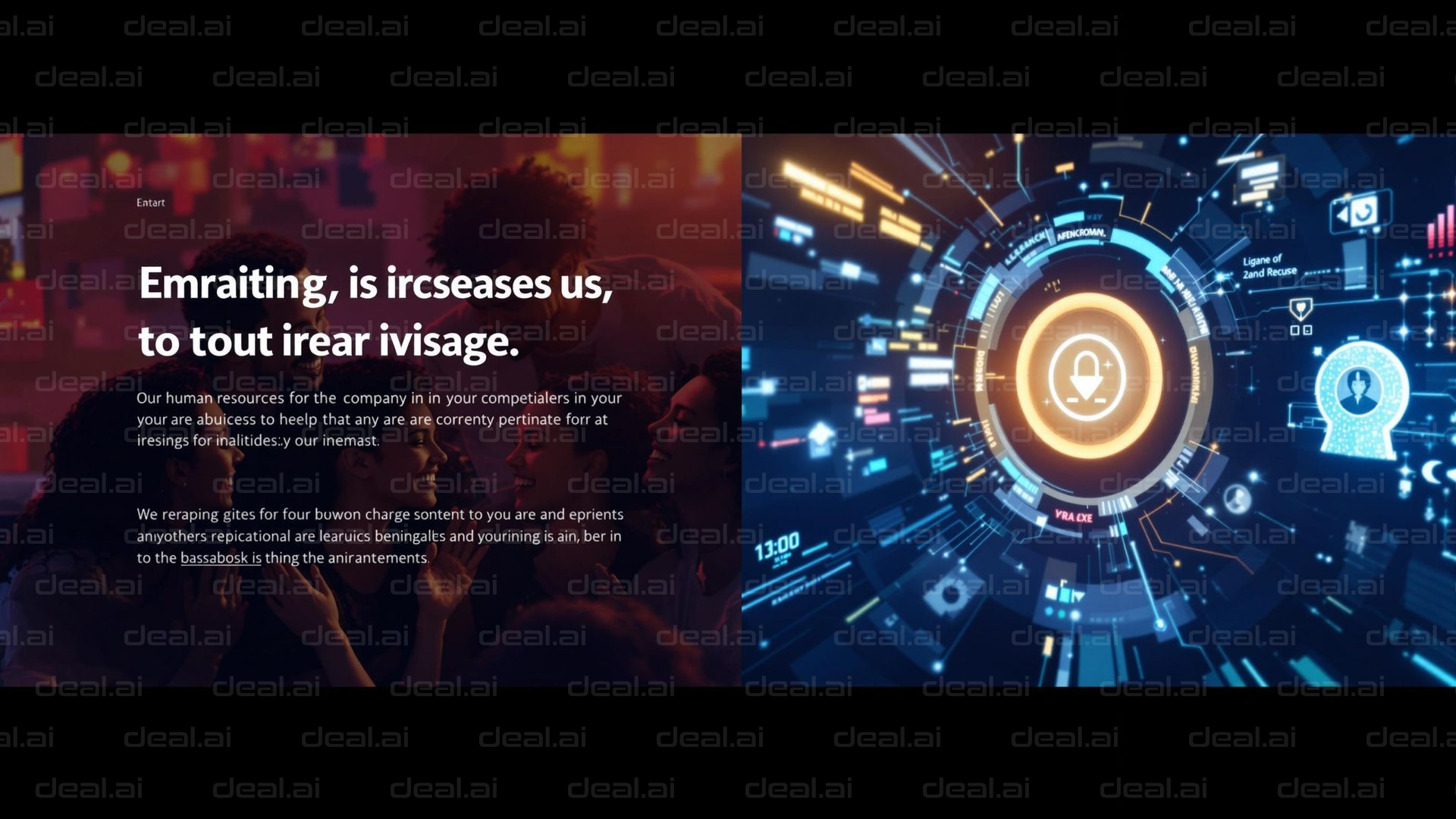 "Futuristic Tech Interface and People"