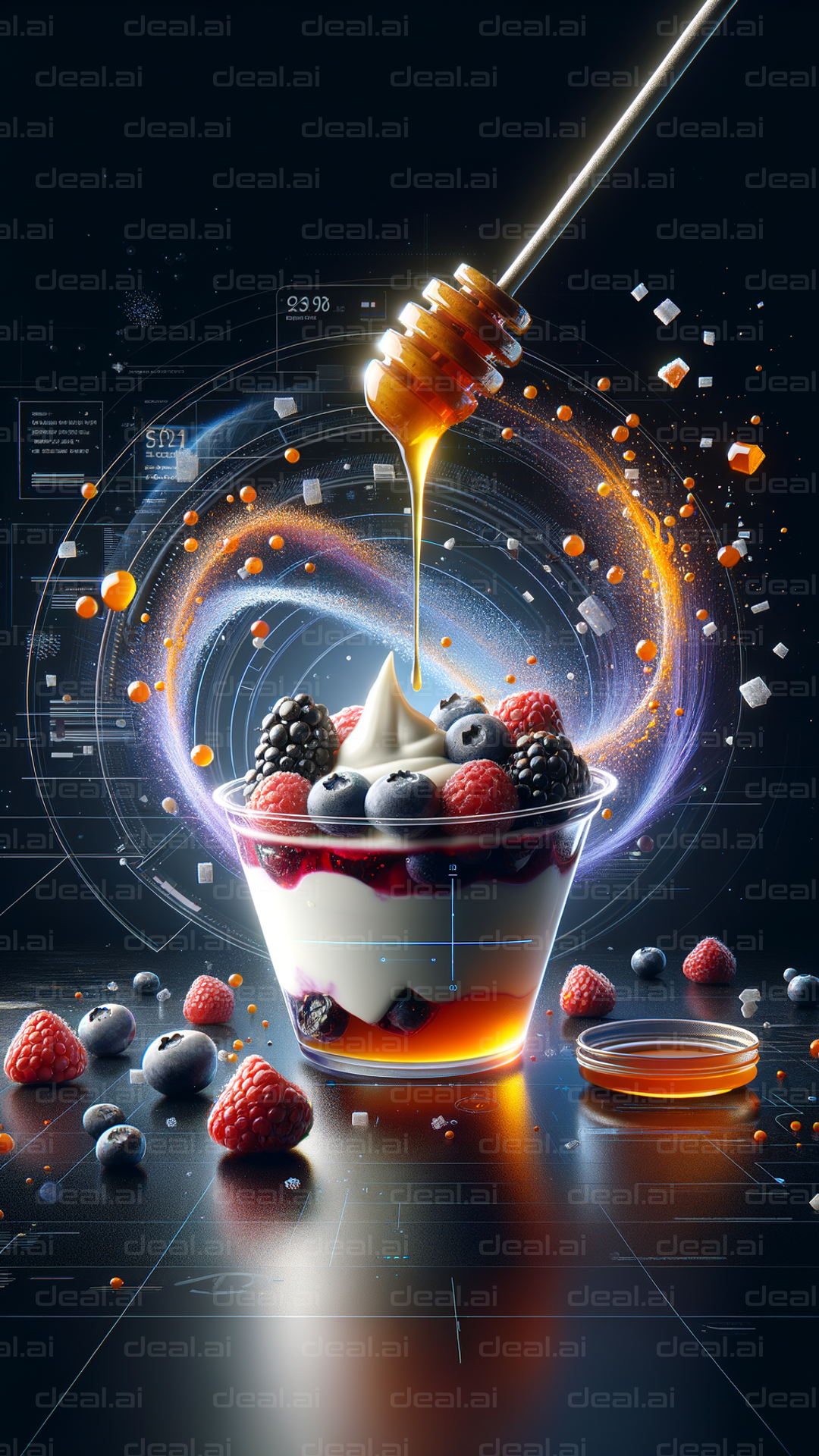 "Futuristic Dessert Delight"