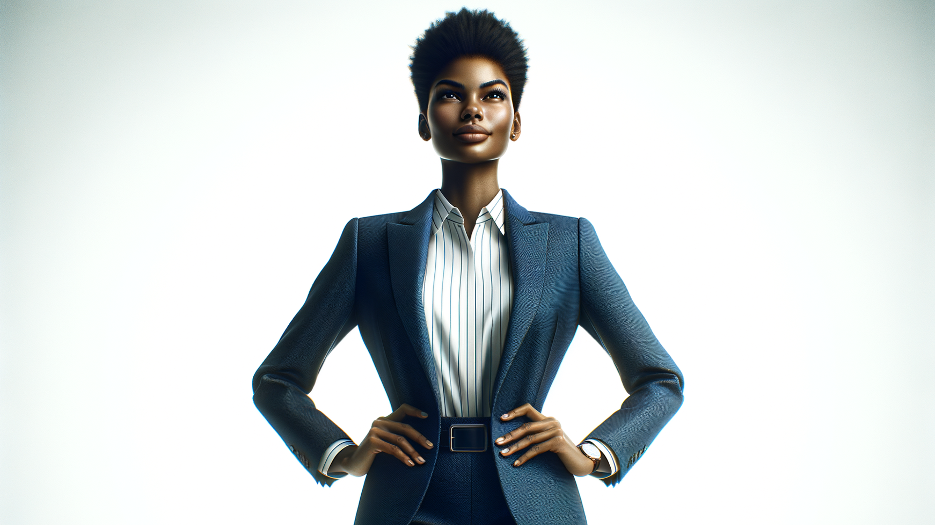 Confident Woman in Professional Attire