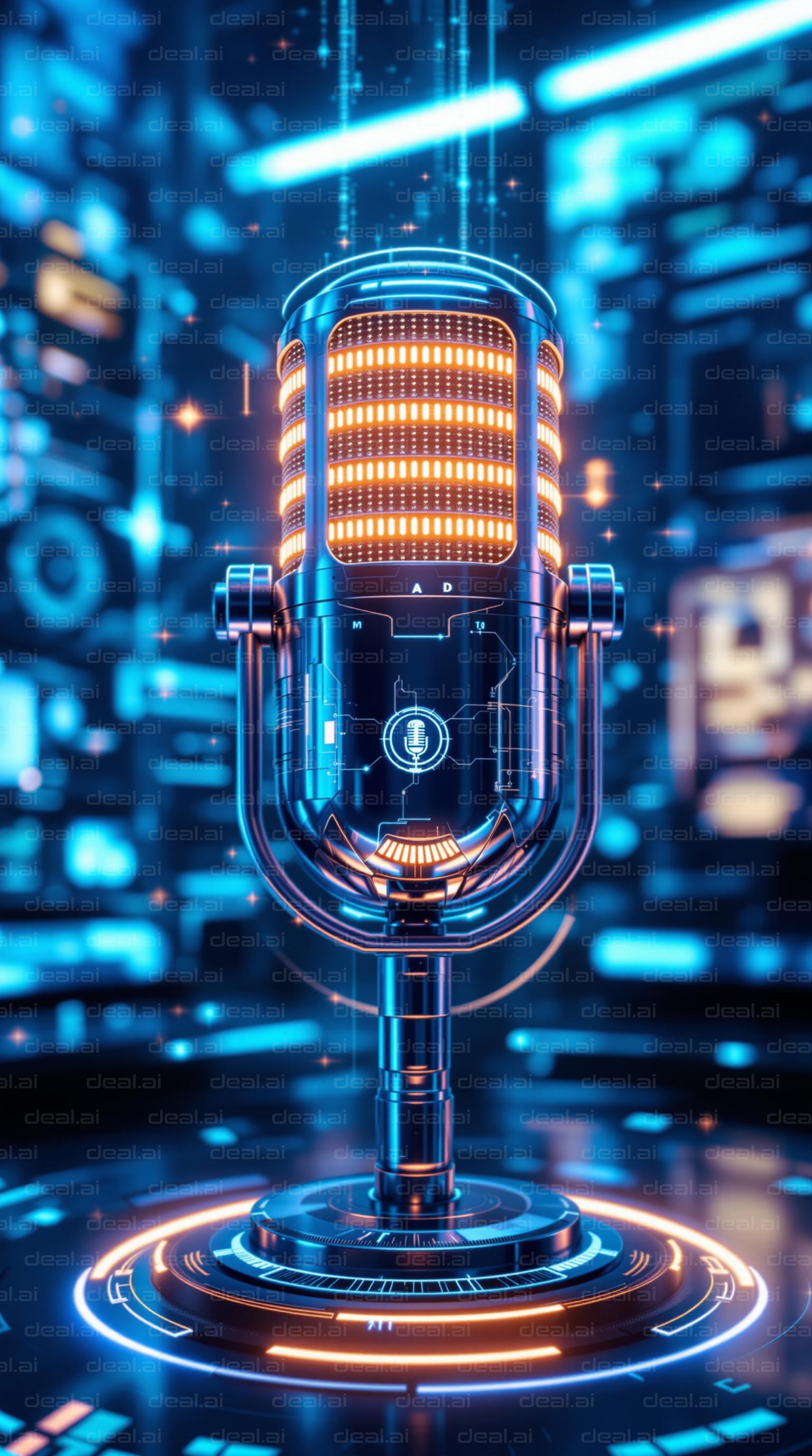 Futuristic Microphone Design