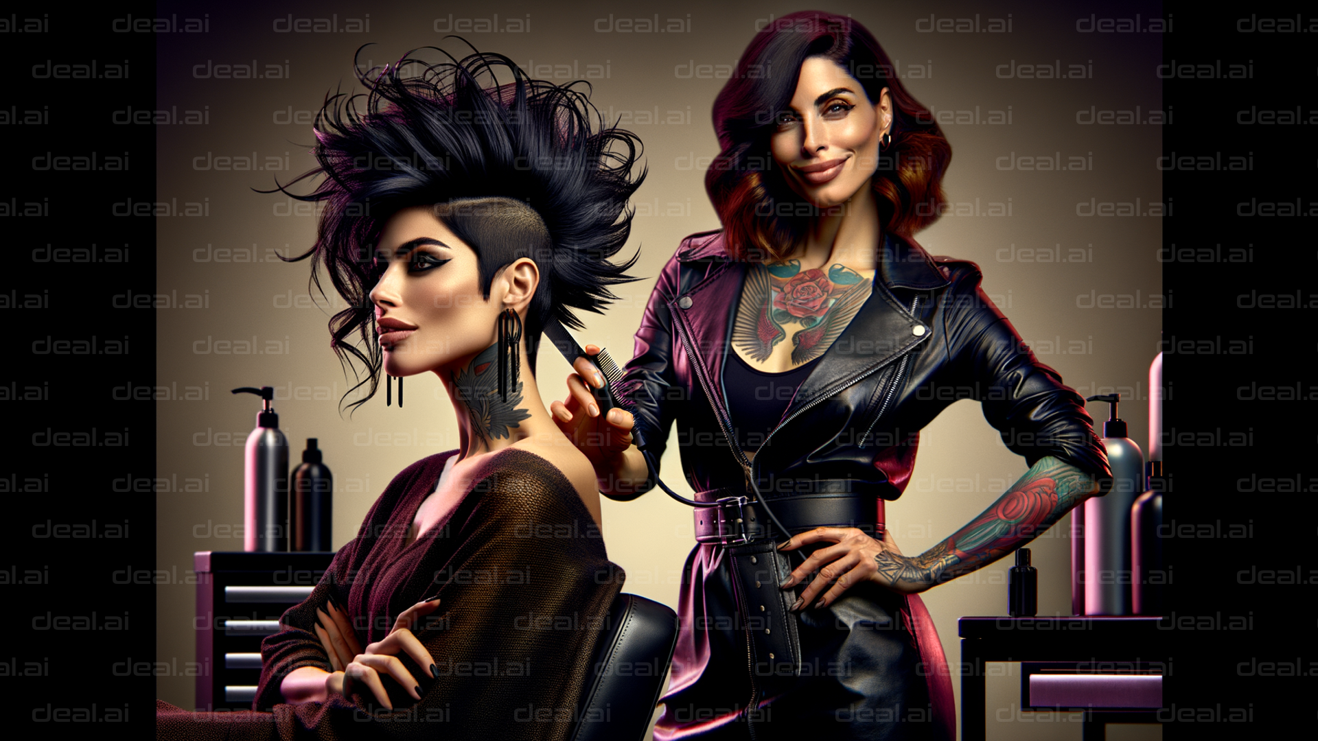 Edgy Haircut at Stylish Salon