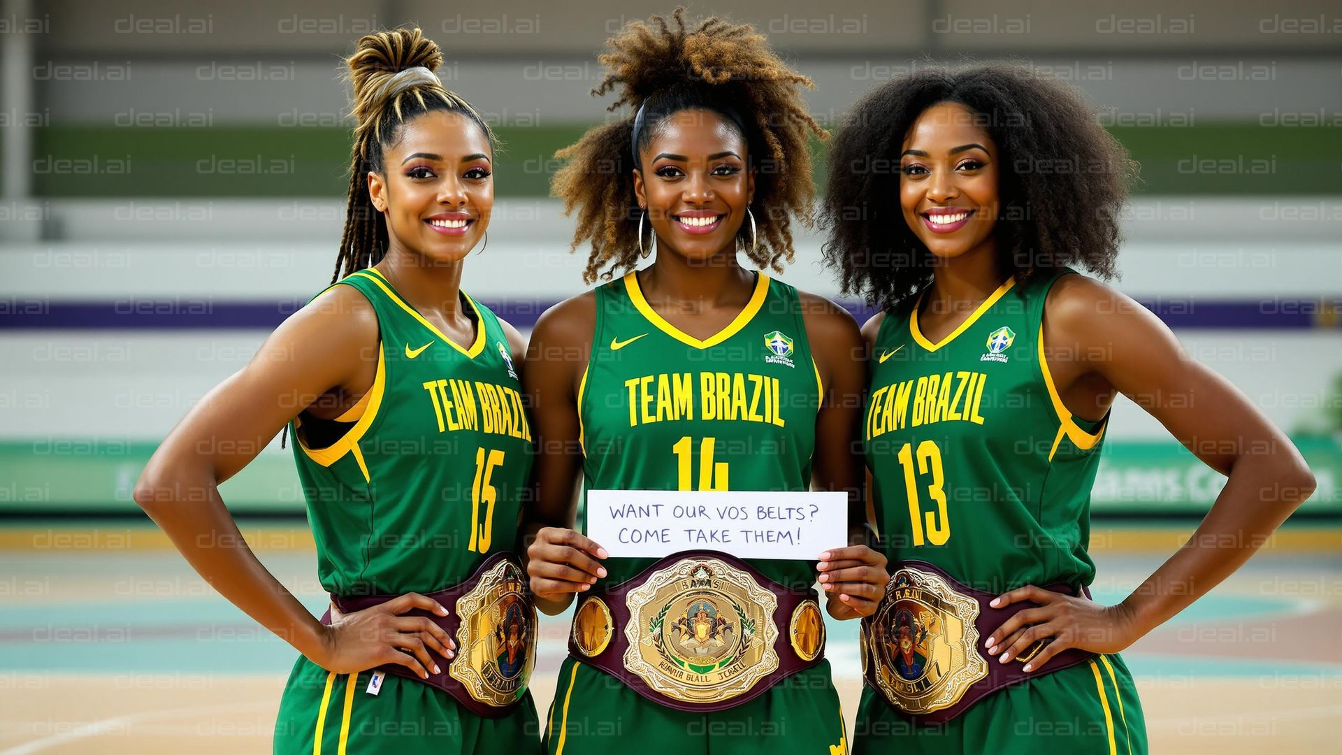 Team Brazil Basketball Champions