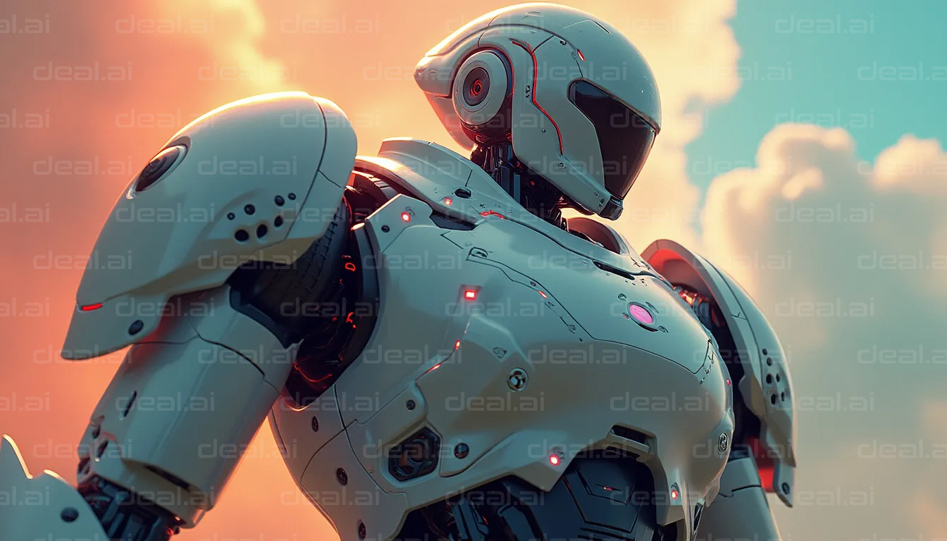 Futuristic Robotic Sentinel