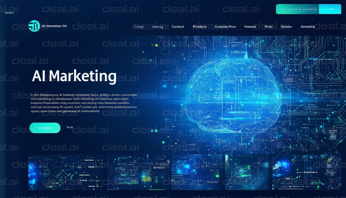 "Futuristic AI Marketing Insights"