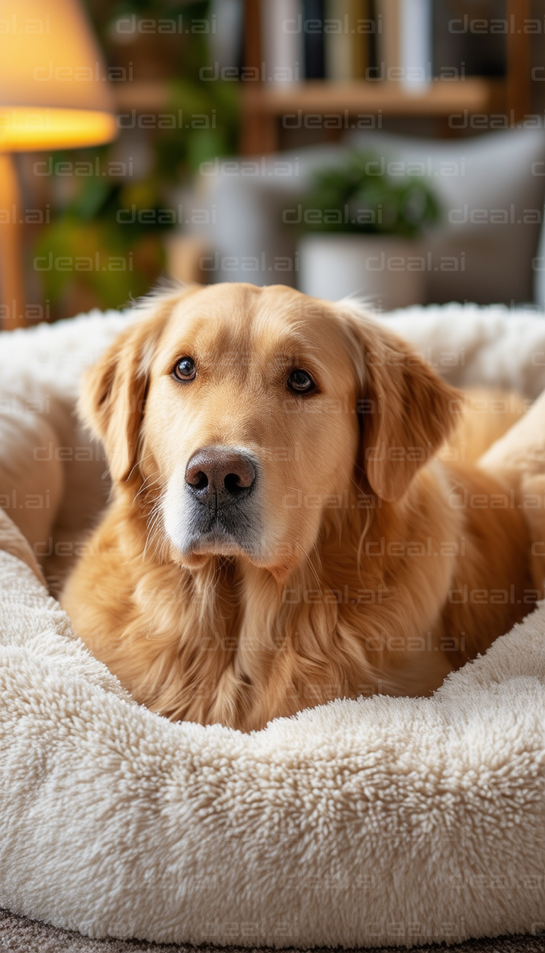Golden Retriever Relaxation Time