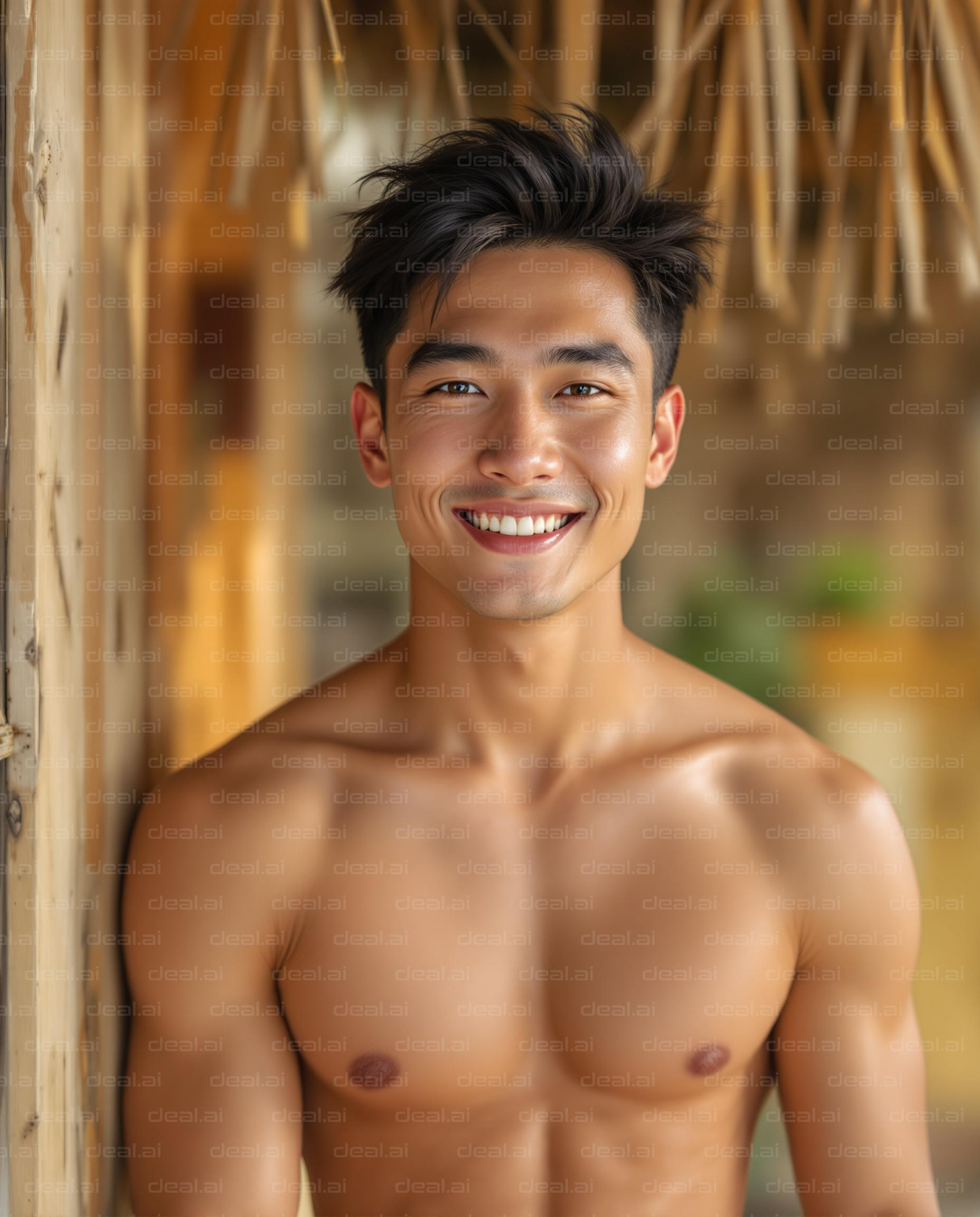 Smiling in Sunshine Bliss