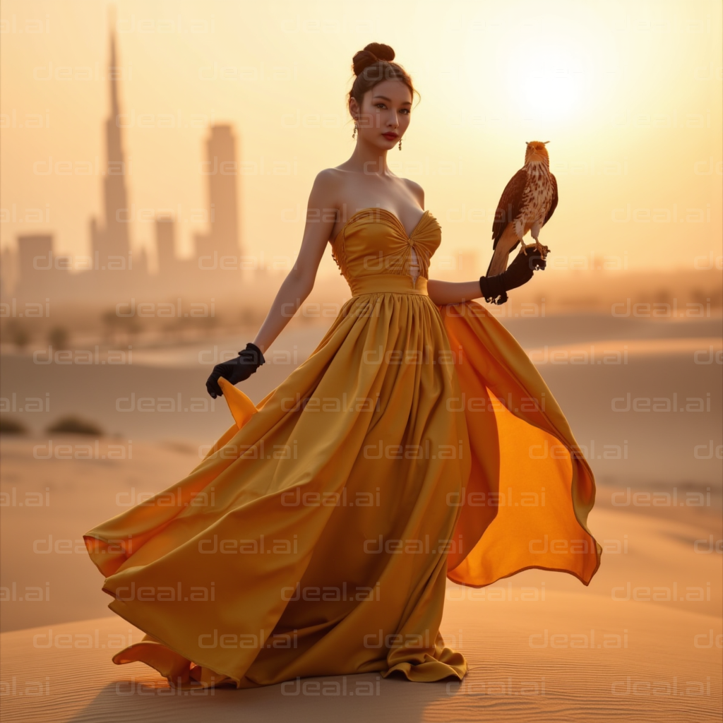 Elegance in the Desert Sunset