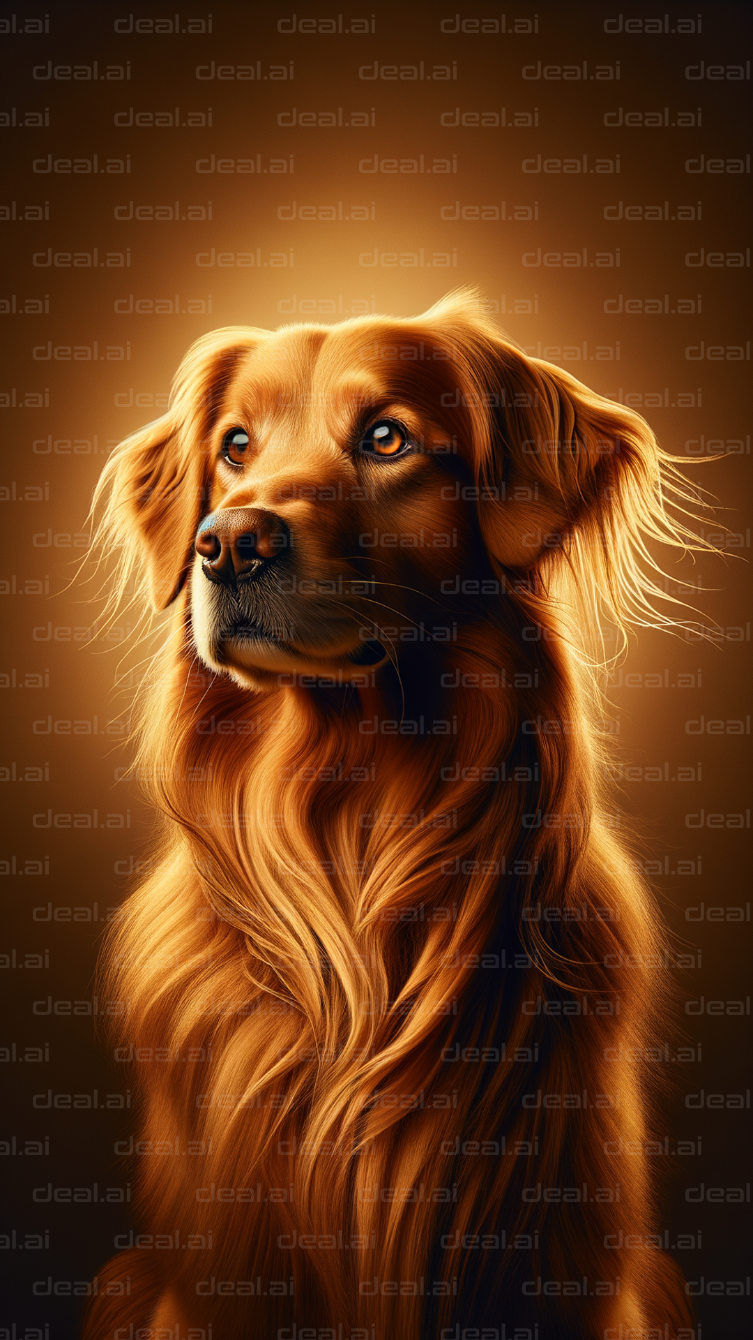 Golden Retriever Portrait Bliss
