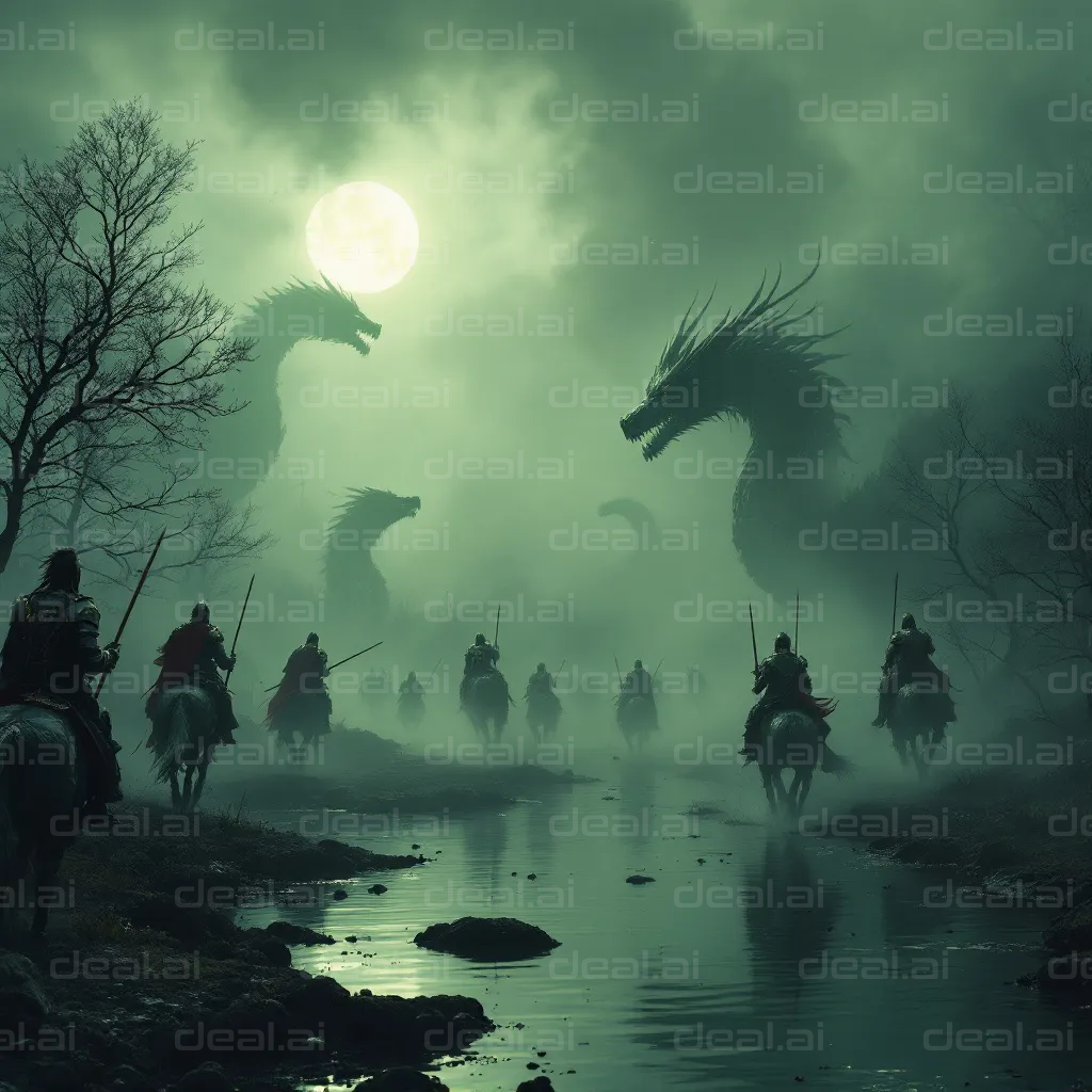 "Knights Confronting Dragons"