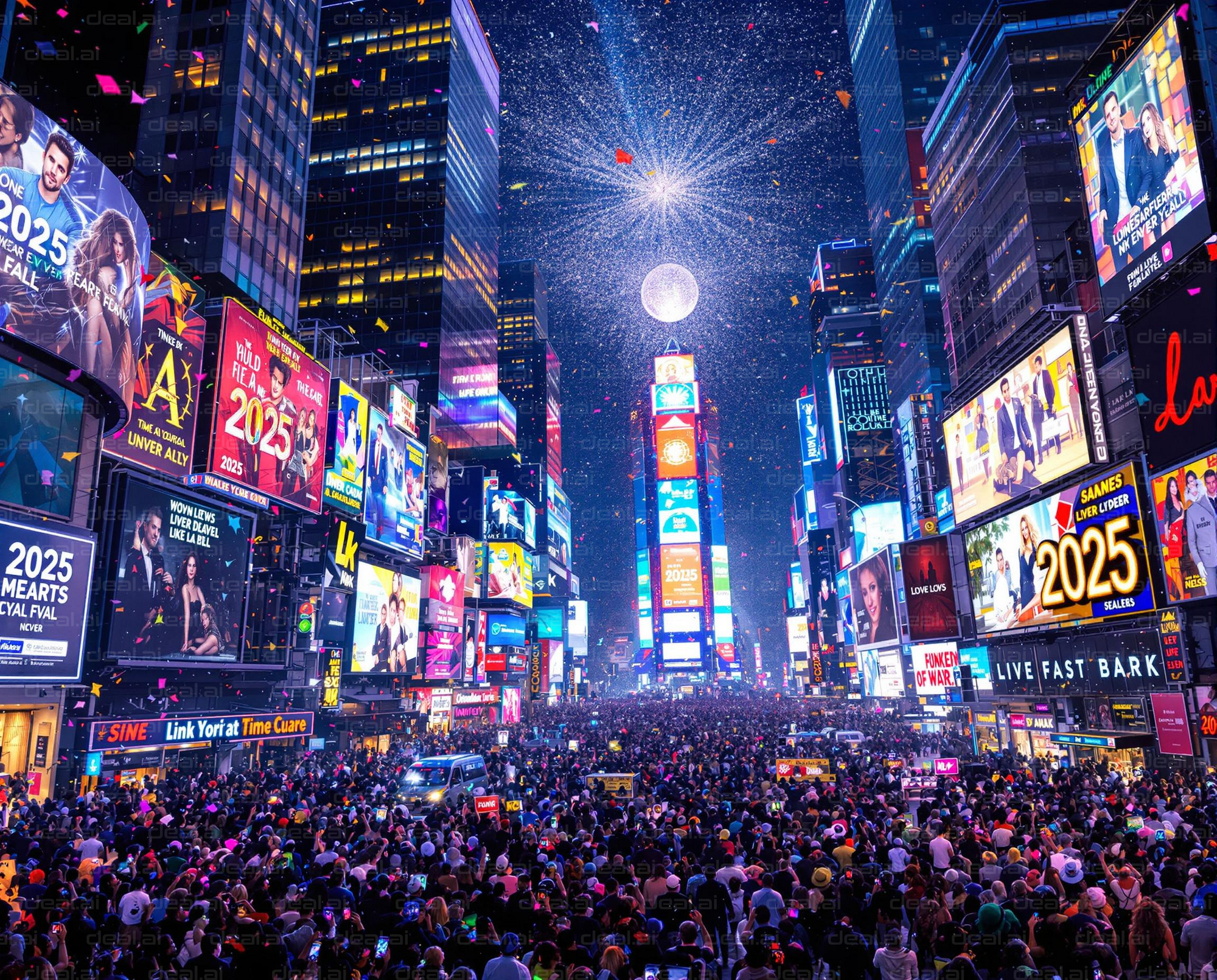 New Year's Eve in Times Square 2025