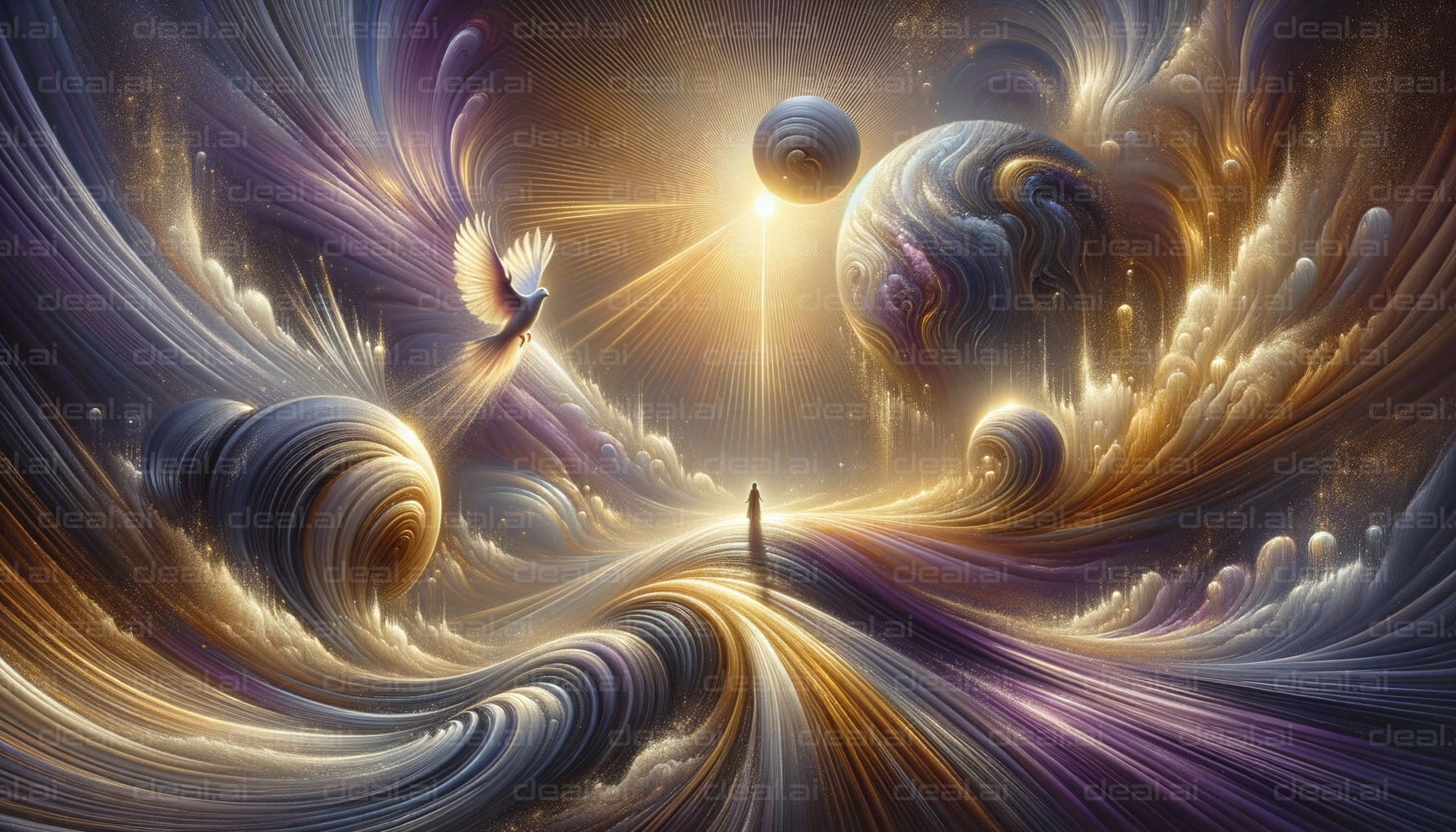 "Journey into the Cosmic Light"