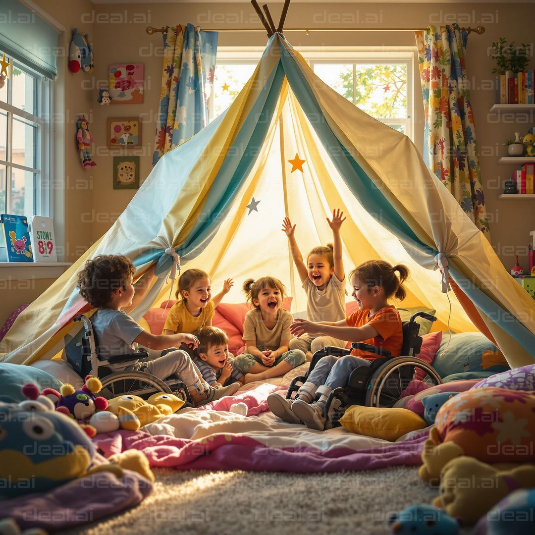 Kids' Playful Teepee Adventure