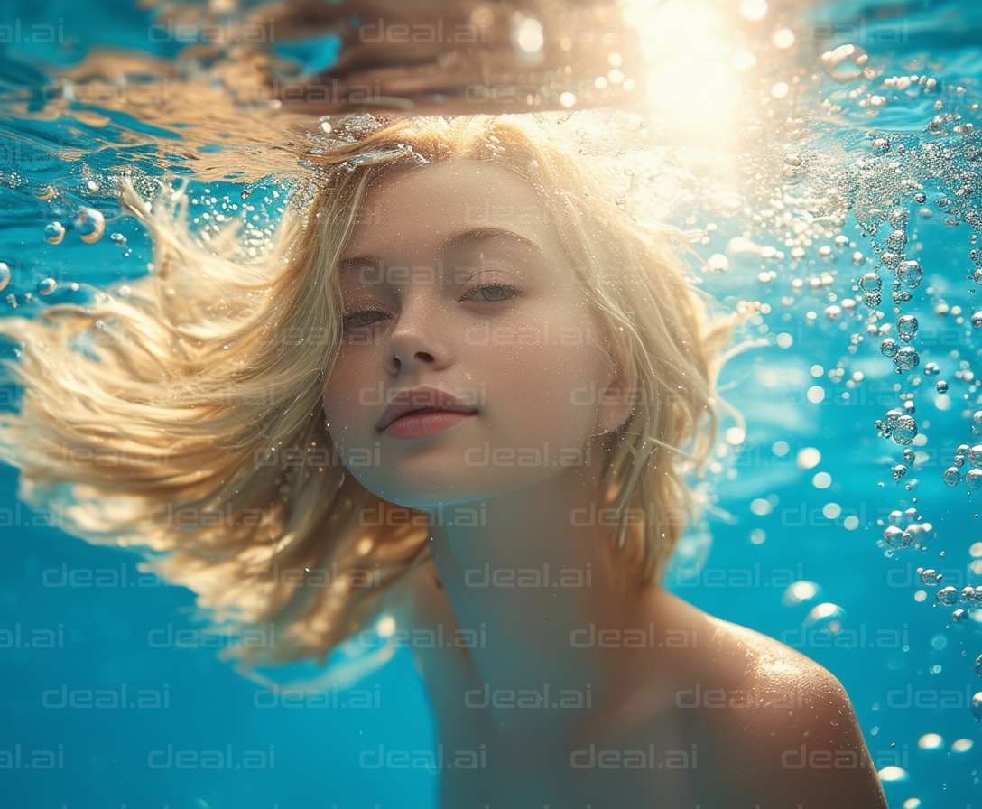 "Ethereal Underwater Serenity"