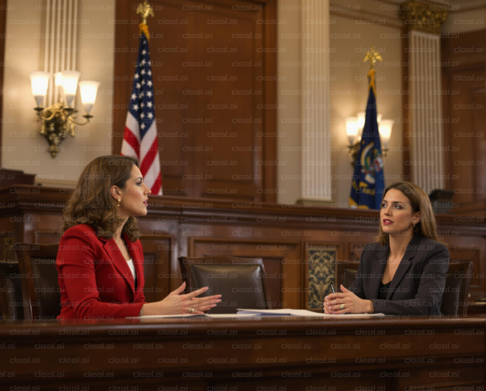 Courtroom Discussion in Session