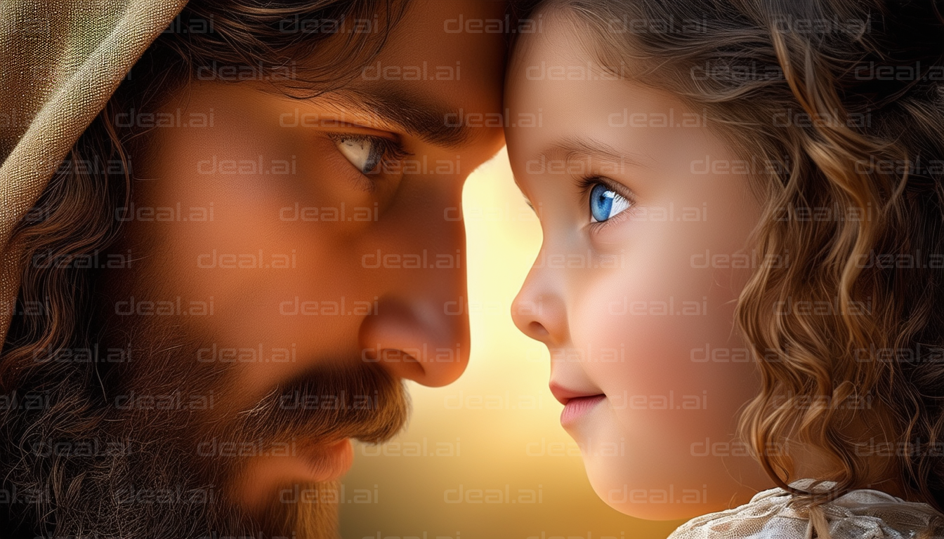 "Heartfelt Connection: Adult and Child"