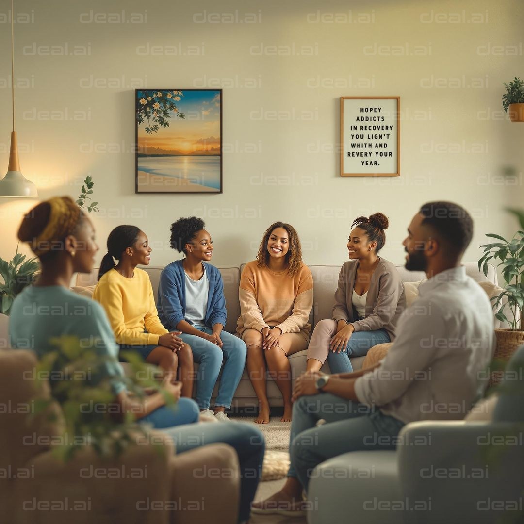 Support Group Gathering Smiles