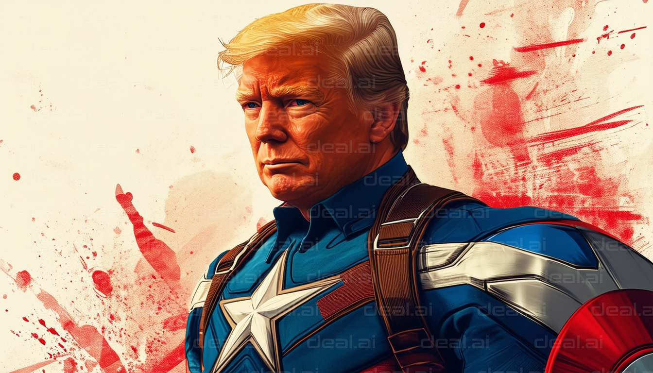 "Comic Mashup Hero Portrait"