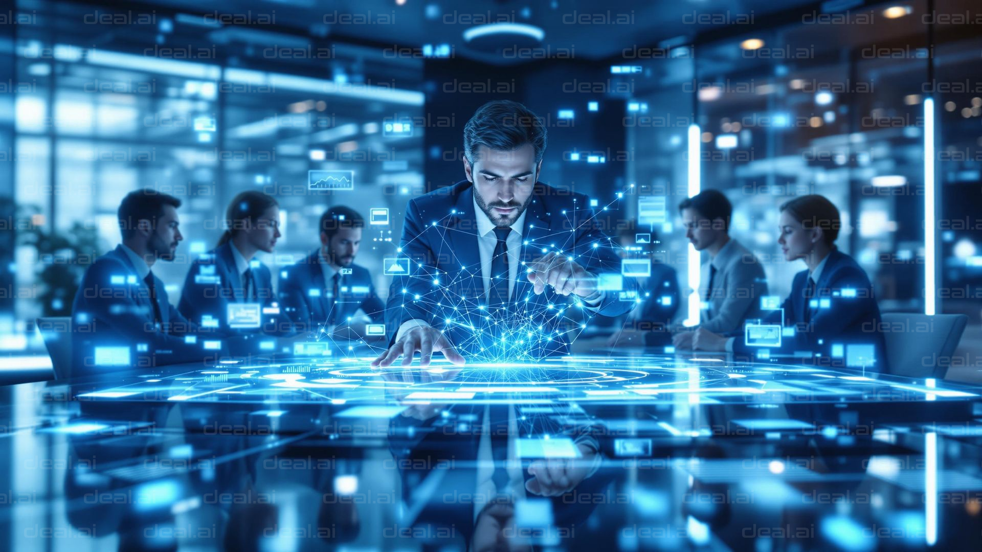 Futuristic Business Strategy Session