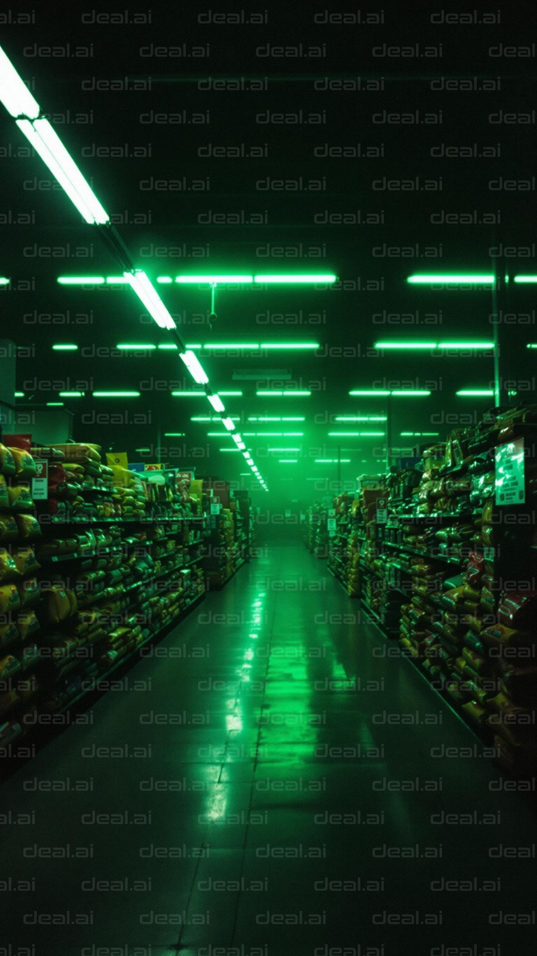 Eerie Supermarket Glow