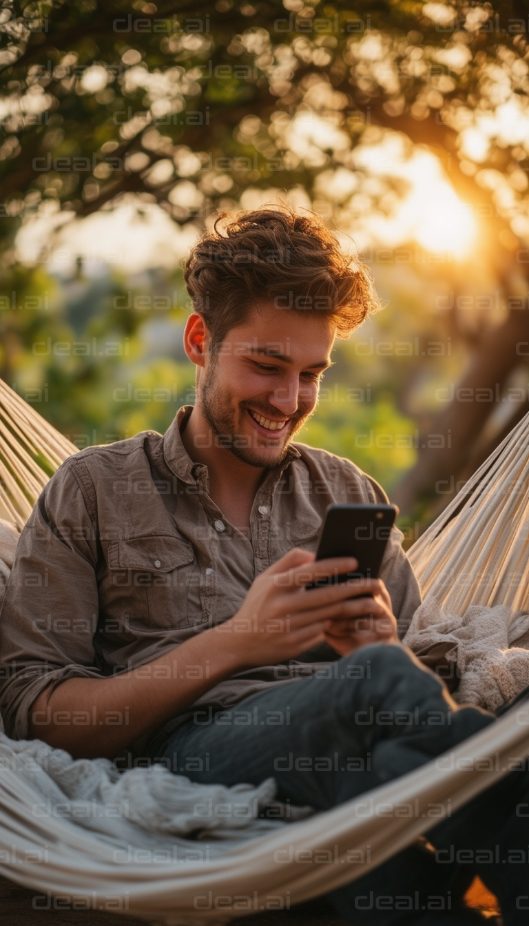 Relaxing with a Smile and a Smartphone