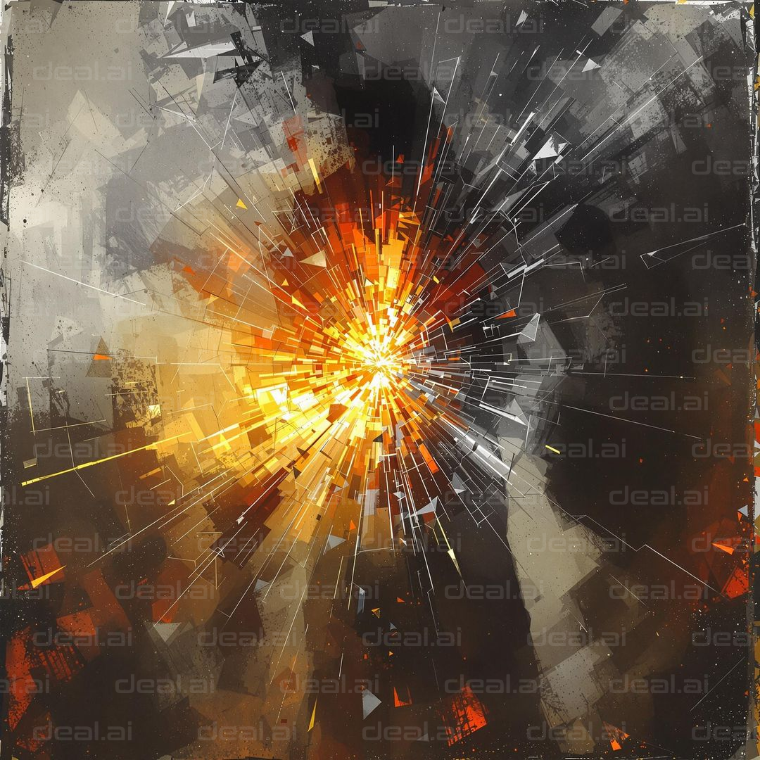 Explosive Abstract Energy Burst