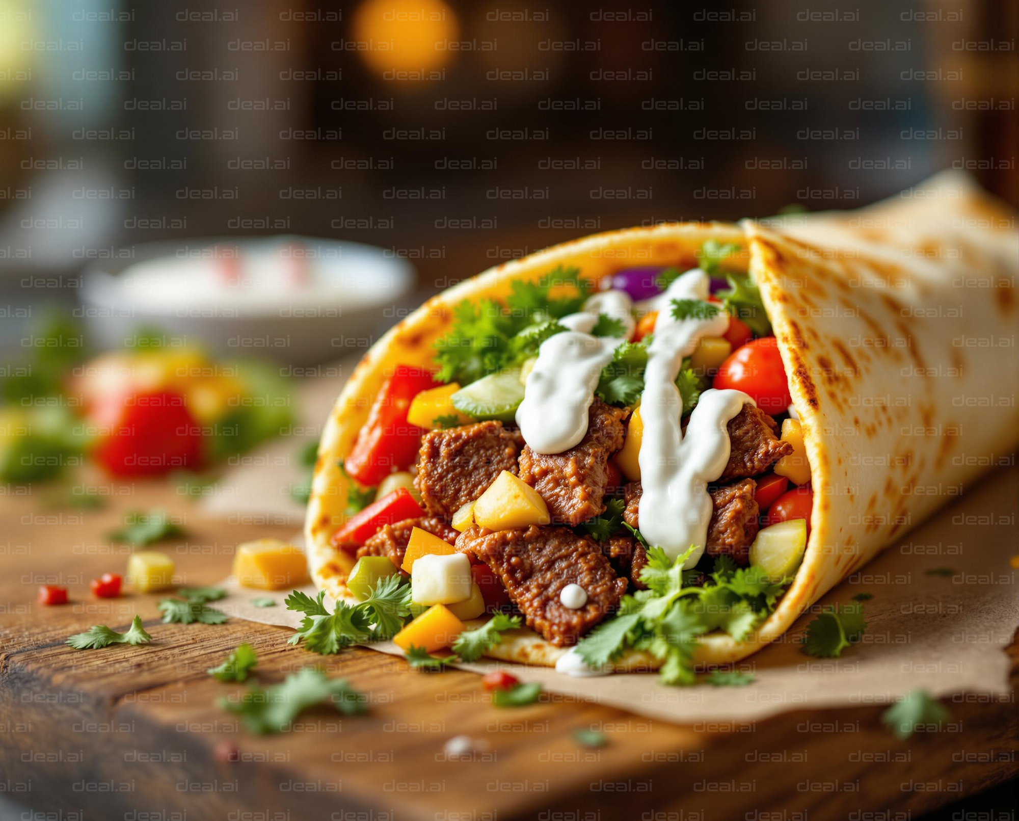 Colorful Wrap Delight