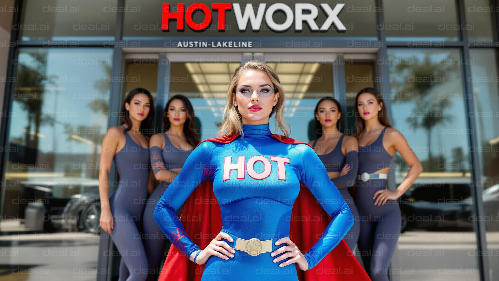 Superheroine Fitness Squad Unites