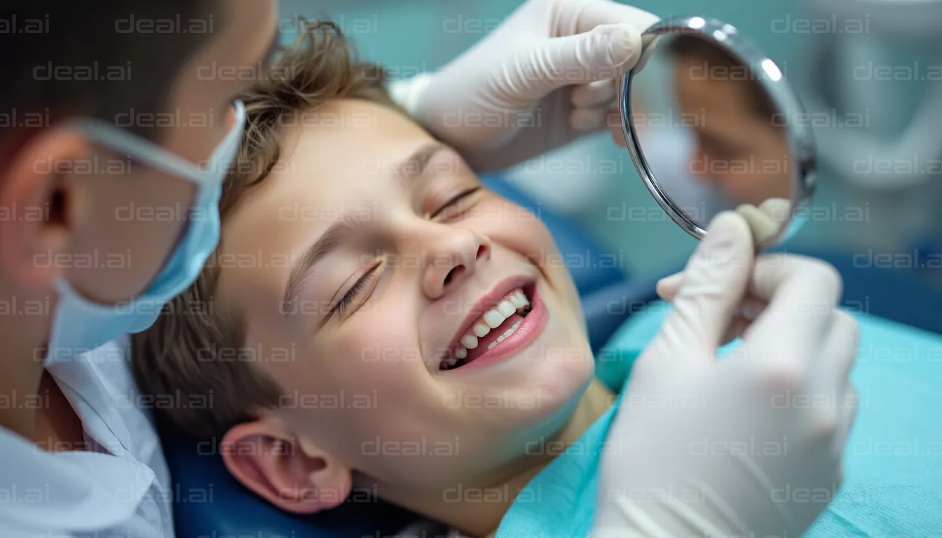 Happy Child at the Dentist's Office