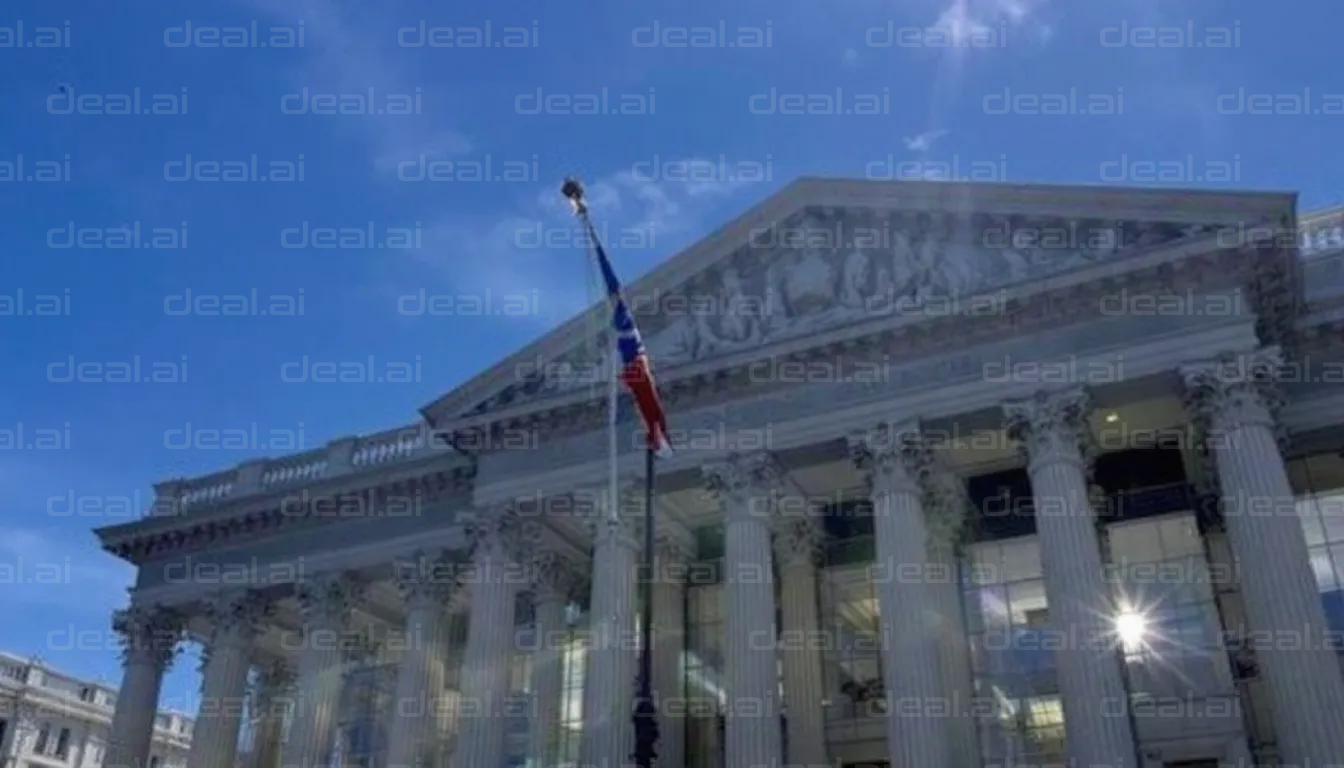 Majestic Pillars Under Blue Sky