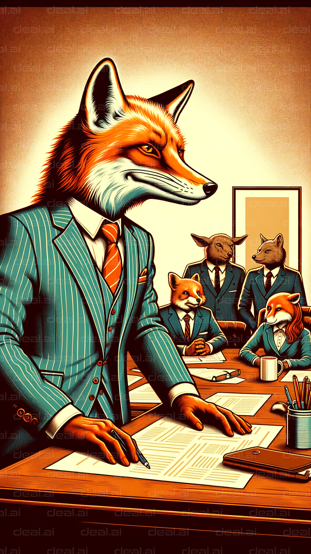 Animal Business Meeting in Full Swing