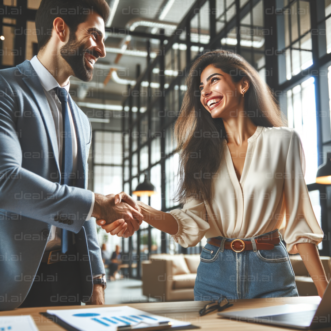 Business Deal Sealed with a Handshake