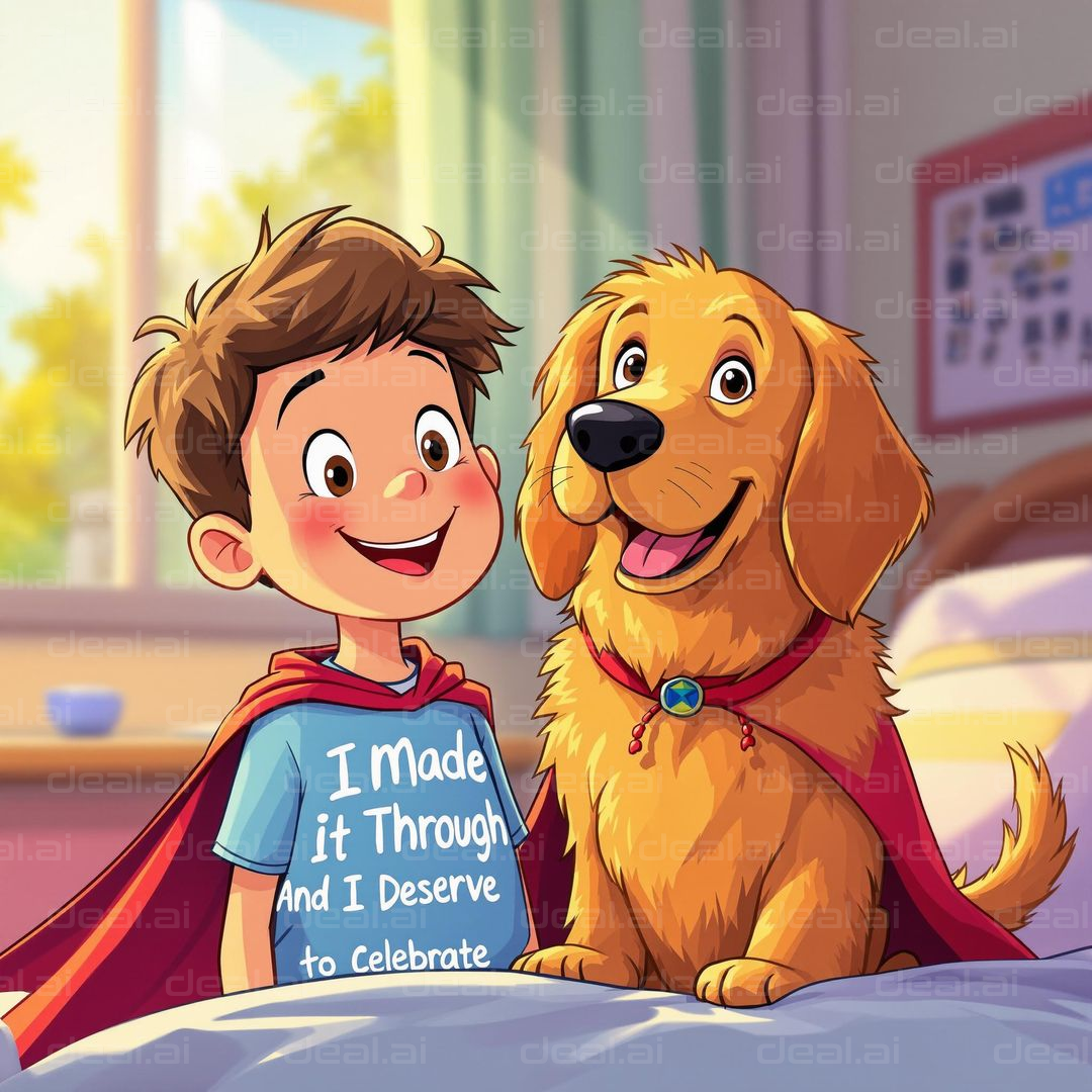 Superhero Celebration with Best Friend
