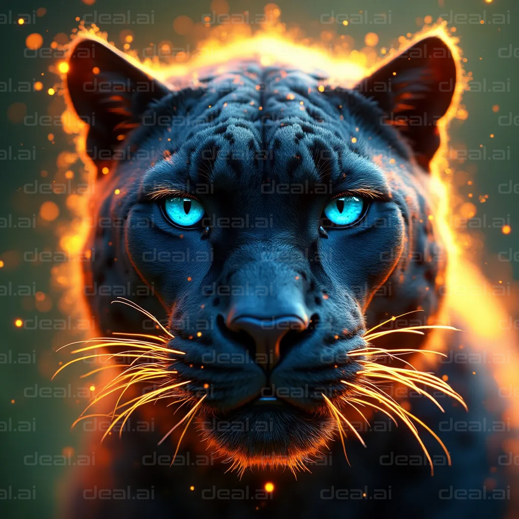 "Fiery Gaze of the Panther"