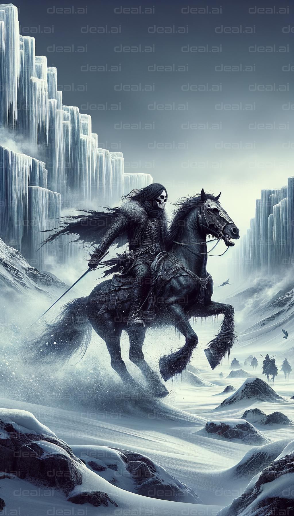 "The Dark Rider of the Frozen Wasteland"